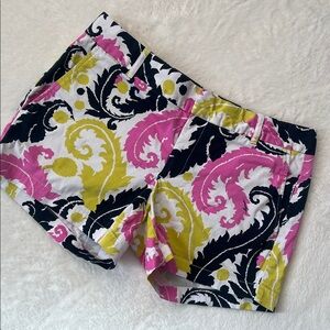 Banana Republic Milly Collection Women's Print Shorts, pink, black